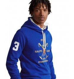 Men's Polo Pony Fleece Hoodie Sapphire Star $87.12 Sweatshirt