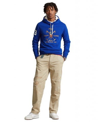 Men's Polo Pony Fleece Hoodie Sapphire Star $87.12 Sweatshirt