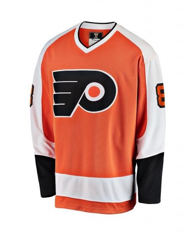 Men's Branded Dave Schultz Orange Philadelphia Flyers Premier Breakaway Retired Player Jersey $58.91 Jersey