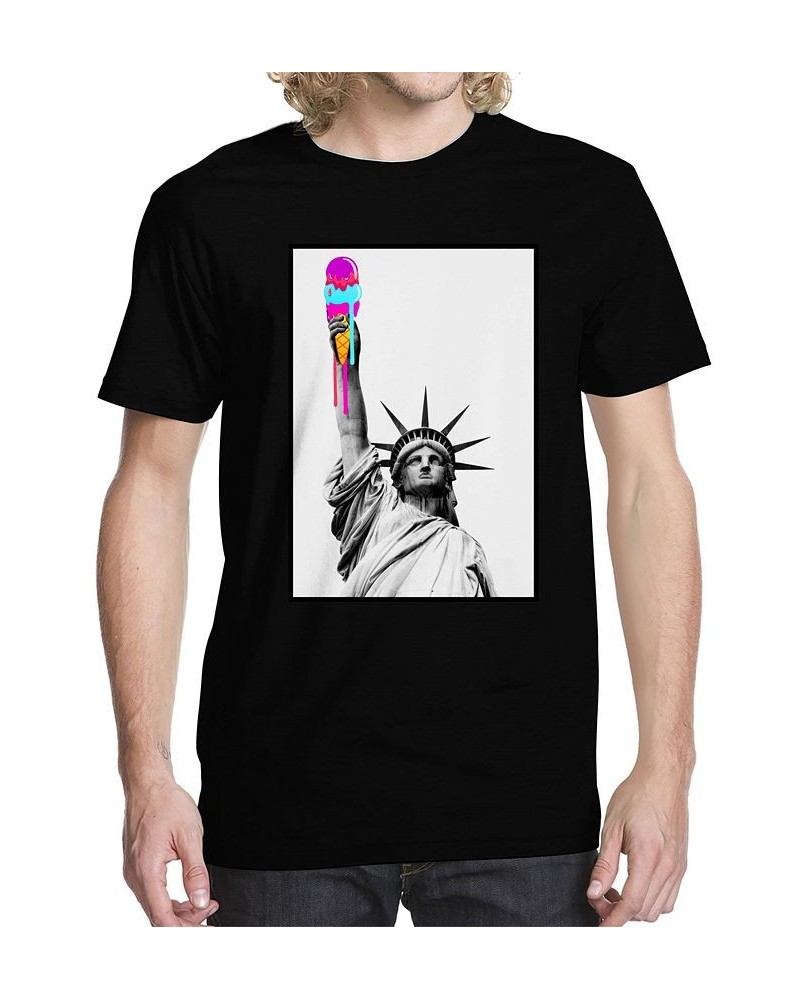 Men's Liberty Cream Graphic T-shirt $16.10 T-Shirts