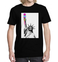 Men's Liberty Cream Graphic T-shirt $16.10 T-Shirts