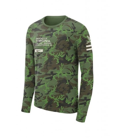 Men's Camo Virginia Cavaliers Military-Inspired Long Sleeve T-shirt $16.81 T-Shirts