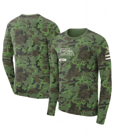 Men's Camo Virginia Cavaliers Military-Inspired Long Sleeve T-shirt $16.81 T-Shirts