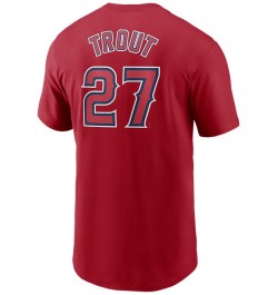 Men's Mike Trout Los Angeles Angels Name and Number Player T-Shirt $25.64 T-Shirts