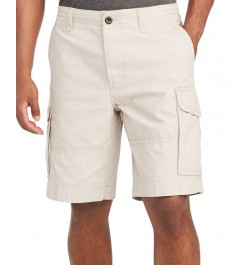 Men's 10" Cotton Cargo Shorts Stone $29.90 Shorts