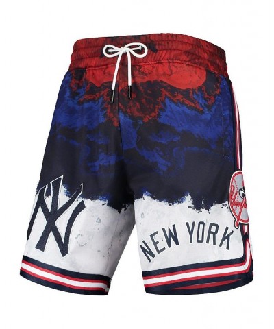 Men's New York Yankees Red White and Blue Shorts $36.72 Shorts