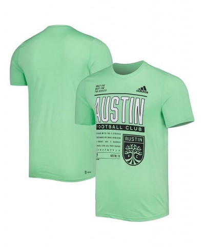 Men's Mint Austin FC Club DNA Performance T-shirt $23.39 T-Shirts