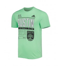 Men's Mint Austin FC Club DNA Performance T-shirt $23.39 T-Shirts