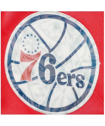 Men's Red Philadelphia 76Ers Hardwood Classics 75th Anniversary Swingman Shorts $56.10 Shorts