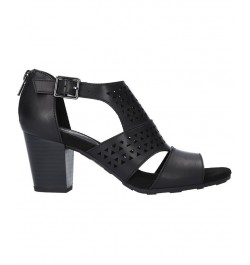 Women's Adara Heeled Sandals Black $33.00 Shoes