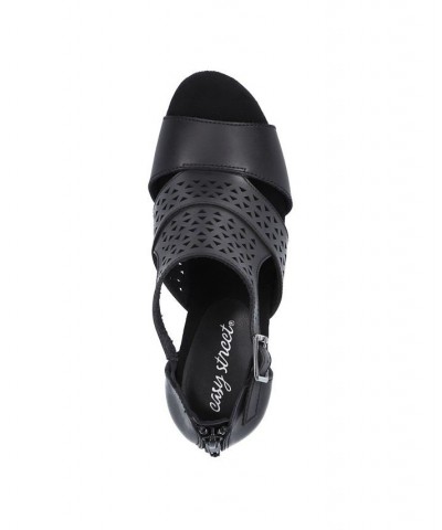 Women's Adara Heeled Sandals Black $33.00 Shoes