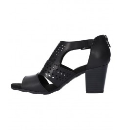 Women's Adara Heeled Sandals Black $33.00 Shoes