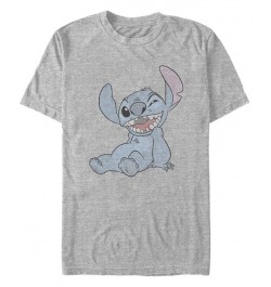 Men's Halftone Stitch Short Sleeve T-Shirt Gray $18.54 T-Shirts