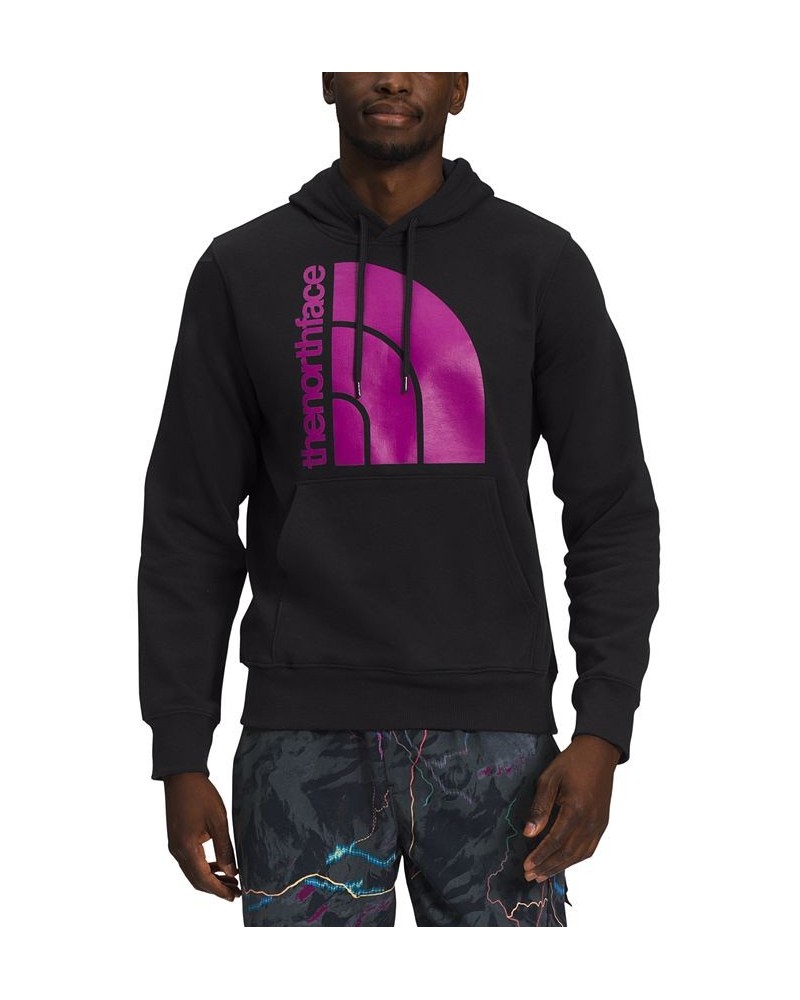 Men's Jumbo Half Dome Graphic Hoodie Black $33.00 Sweatshirt