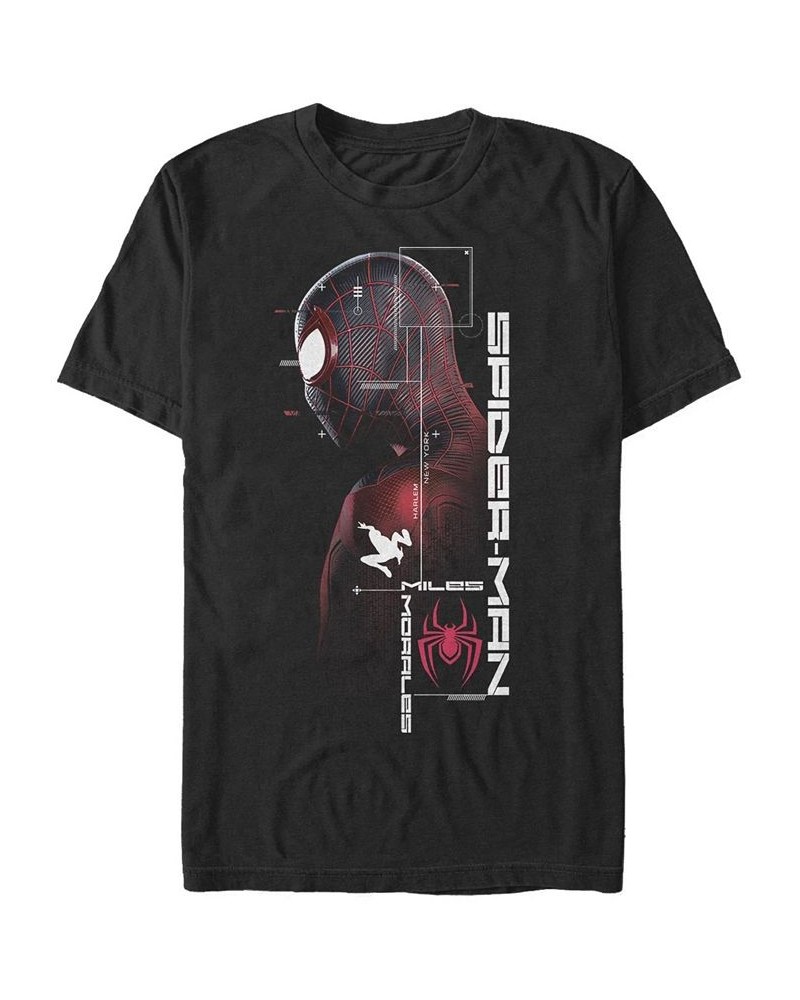 Men's Spidey Specs Short Sleeve Crew T-shirt Black $15.05 T-Shirts