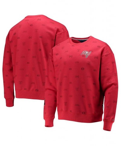 Men's Red Tampa Bay Buccaneers Reid Graphic Pullover Sweatshirt $37.09 Sweatshirt