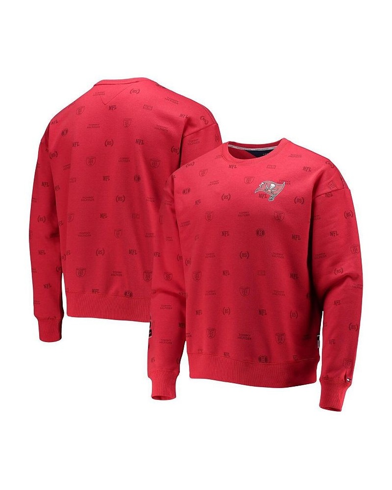 Men's Red Tampa Bay Buccaneers Reid Graphic Pullover Sweatshirt $37.09 Sweatshirt