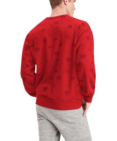 Men's Red Tampa Bay Buccaneers Reid Graphic Pullover Sweatshirt $37.09 Sweatshirt