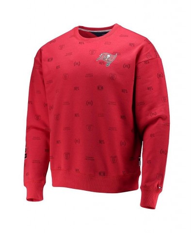 Men's Red Tampa Bay Buccaneers Reid Graphic Pullover Sweatshirt $37.09 Sweatshirt