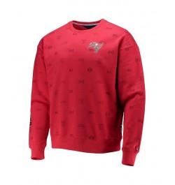 Men's Red Tampa Bay Buccaneers Reid Graphic Pullover Sweatshirt $37.09 Sweatshirt