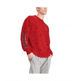 Men's Red Tampa Bay Buccaneers Reid Graphic Pullover Sweatshirt $37.09 Sweatshirt