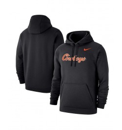 Men's Black Oklahoma State Cowboys Script Pullover Hoodie $43.34 Sweatshirt