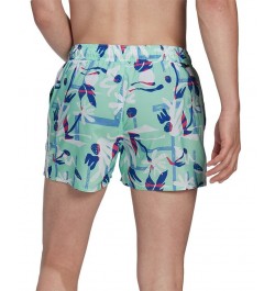 Men's Seasonal Floral Classics Very Short 3" Swim Shorts Green $24.09 Swimsuits