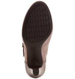 Velmah Memory Foam Mary Jane Pumps Tan/Beige $40.28 Shoes