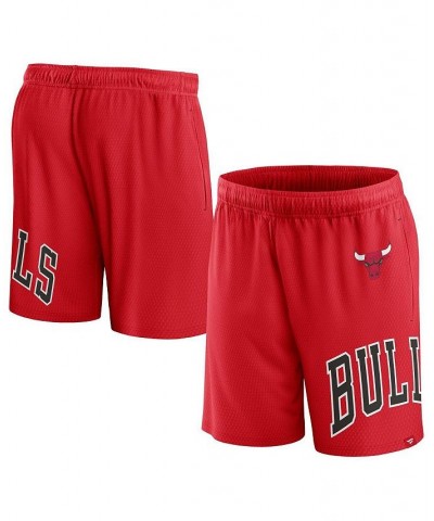 Men's Branded Red Chicago Bulls Free Throw Mesh Shorts $16.80 Shorts