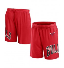 Men's Branded Red Chicago Bulls Free Throw Mesh Shorts $16.80 Shorts