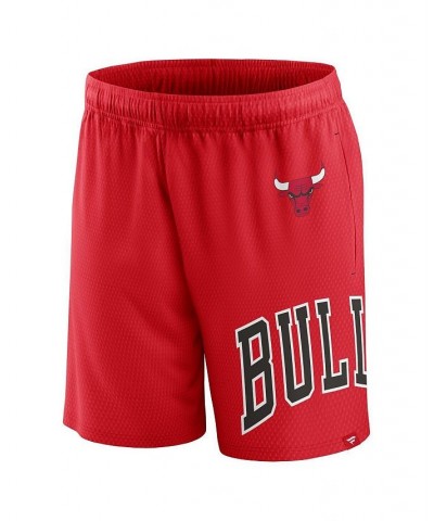 Men's Branded Red Chicago Bulls Free Throw Mesh Shorts $16.80 Shorts