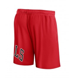 Men's Branded Red Chicago Bulls Free Throw Mesh Shorts $16.80 Shorts