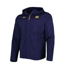 Men's Navy Notre Dame Fighting Irish Swoven Performance Full-Zip Jacket $65.80 Jackets