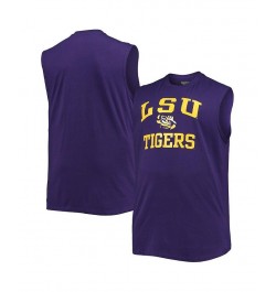 Men's LSU Tigers Purple Big and Tall Team Muscle Tank Top $16.40 T-Shirts