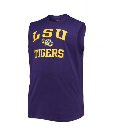 Men's LSU Tigers Purple Big and Tall Team Muscle Tank Top $16.40 T-Shirts