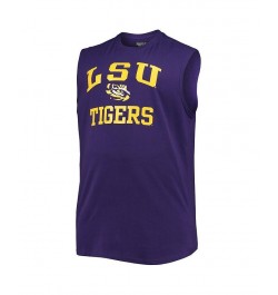 Men's LSU Tigers Purple Big and Tall Team Muscle Tank Top $16.40 T-Shirts