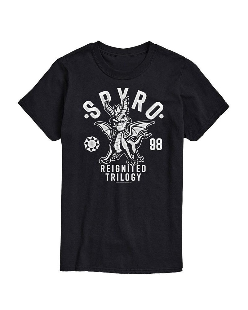 Men's Spyro T-shirt Black $17.84 T-Shirts