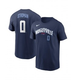 Men's Marcus Stroman Navy Chicago Cubs City Connect Name and Number T-shirt $28.99 T-Shirts