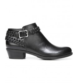 Adriana Booties Black Smooth Faux Leather $44.65 Shoes