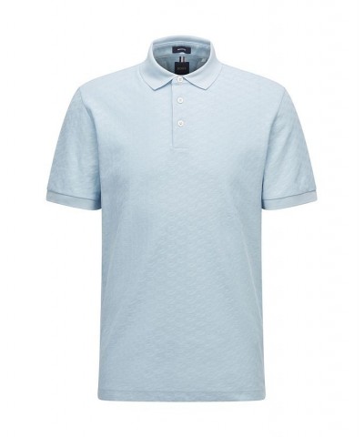 BOSS Men's Slim-Fit Polo Shirt Light, Pastel Blue $52.58 Polo Shirts