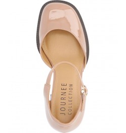 Women's Sophilynn Platform Heels Tan/Beige $41.00 Shoes