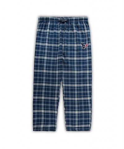 Men's Navy Houston Texans Big and Tall Lodge T-shirt and Pants Sleep Set $26.51 Pajama