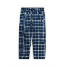 Men's Navy Houston Texans Big and Tall Lodge T-shirt and Pants Sleep Set $26.51 Pajama