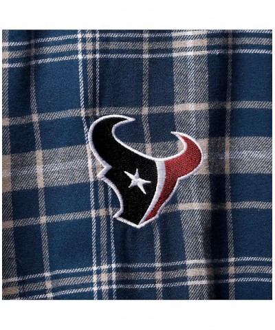 Men's Navy Houston Texans Big and Tall Lodge T-shirt and Pants Sleep Set $26.51 Pajama