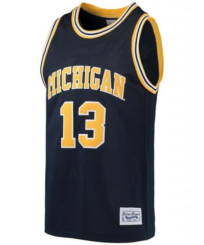 Men's Moritz Wagner Navy Michigan Wolverines Alumni Basketball Jersey $63.70 Jersey