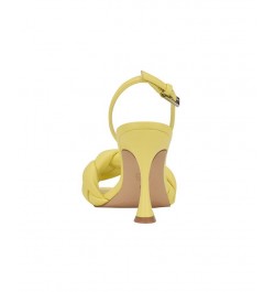 Women's Bona Braided High Heel Dress Sandals Yellow $44.69 Shoes