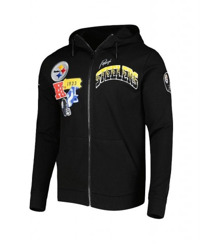 Men's Black Pittsburgh Steelers Hometown Full-Zip Hoodie $46.20 Sweatshirt