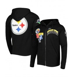 Men's Black Pittsburgh Steelers Hometown Full-Zip Hoodie $46.20 Sweatshirt