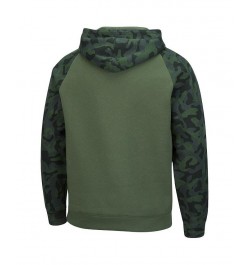 Men's Olive, Camo Navy Midshipmen OHT Military-Inspired Appreciation Raglan Pullover Hoodie $38.99 Sweatshirt