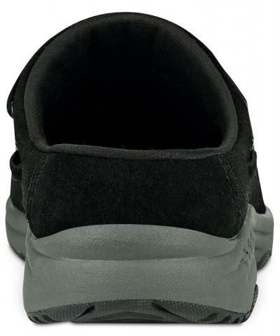 Women's Travelport Round Toe Casual Slip-on Mules Black $40.29 Shoes